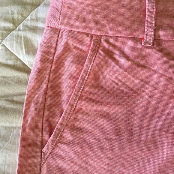J Crew Factory Pink Oxford Cotton Chino Shorts - Picture 6 of 6